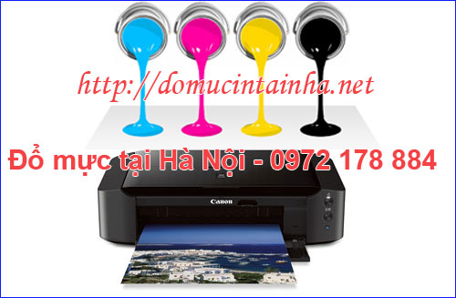 Đổ mực máy in màu tại nhà Hà Nội - 0972 178 884
